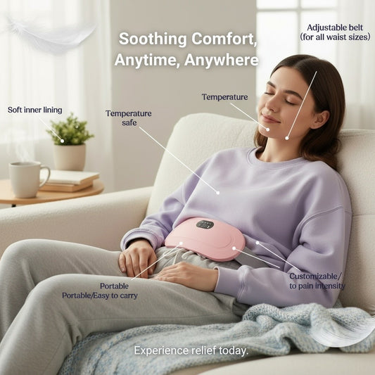 Portable Menstrual Heating Pad for Period Pain & Multipurpose Relief